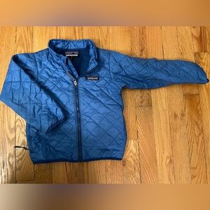 Kids Blue Patagonia Jacket, Nano Puff